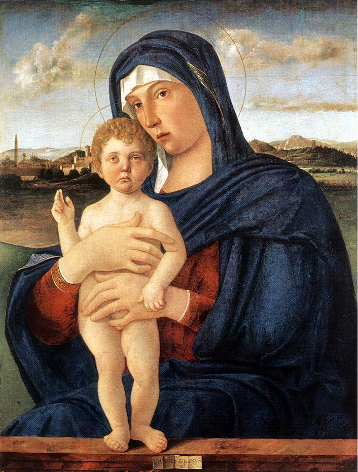 Madonna with Blessing Child 23ru